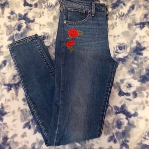 Levi’s high rise skinny jeans